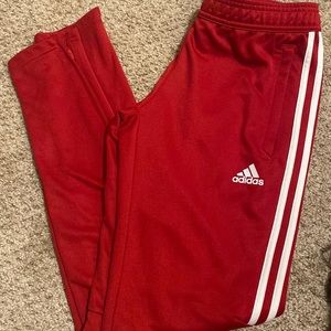 Red Adidas Track Pants